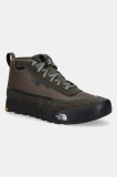 The North Face pantofi Clyffe culoarea verde, NF0A8D8XC8I1