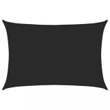 Cumpara ieftin Panza parasolar, negru, 5x7 m, HDPE, 160 g/m&sup2;