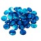Set pietre decorative, sticla transparenta, 300 gr, Turcoaz