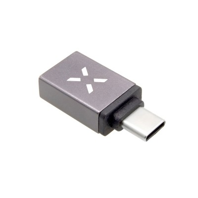 Adaptor USB-C la USB 3.0, 5Gbps, 2.4A Fixed, gri, FIXA-UC-GR foto