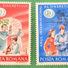 TIMBRE ROMANIA MNH LP1121/1985 Anul International al Tineretului -Simpla