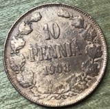 MNDSTR053 Finlanda (curatata) 10 pennia 1908