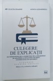 CULEGERE DE EXPLICATII ALE RASPUNSURILOR ... LA FACULTATEA DE DREPT , UNIVERSITATEA DIN BUCURESTI de MONICA ALEXANDRESCU , 2025