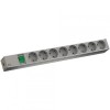 Bachmann IT PDU 8 Prize Schuko, 1U, Switch, Cablu 2m, Aluminiu, Alb RAL 7035, Impamantare, Intrerupator