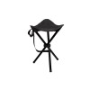 Scaun pliabil pentru camping, 41x31x31 cm, Negru, Tripod, ATU-083850, Oem