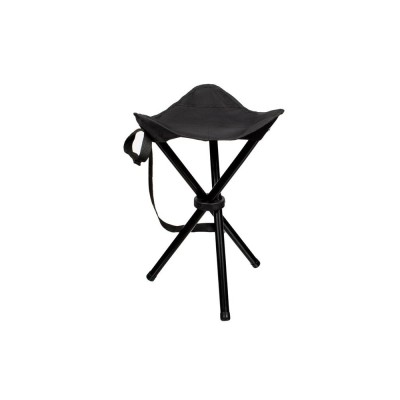 Scaun pliabil pentru camping, 41x31x31 cm, Negru, Tripod, ATU-083850 foto