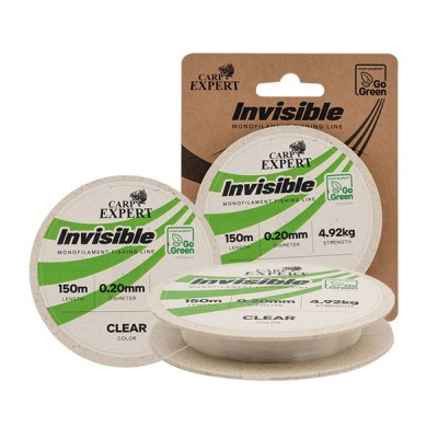 FIR CARP EXPERT INVISIBLE 150M 0.24MM GO GREEN foto
