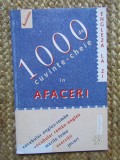 1000 DE CUVINTE-CHEIE IN AFACERI. VOCABULAR ENGLEZ-ROMAN VOCABULAR ROMAN-ENGLEZ