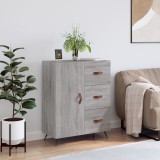 vidaXL Servantă, gri sonoma, 69,5x34x90 cm, lemn compozit