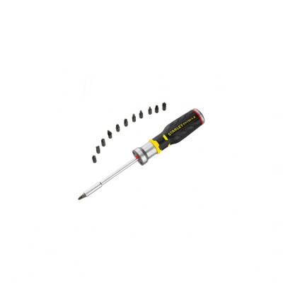 Stanley FMHT0-62689, surubelnita multibit cu clichet si 12 biti de prindere foto