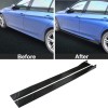 Prelungiri Praguri Laterale Tuning Negru Lucios 86cm - Ornament Prag Auto Universal