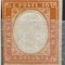 Italy Sardinia 1855 King Viktor Emanuel II, 80c brown orange, SIGNED, MH AM.156