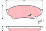 TRW GDB3270 COTEC set placute frana,frana disc