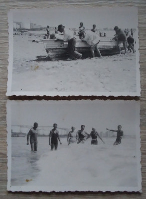 2 FOTO REGAL CONSTANȚA : la mare - anii 1930 foto