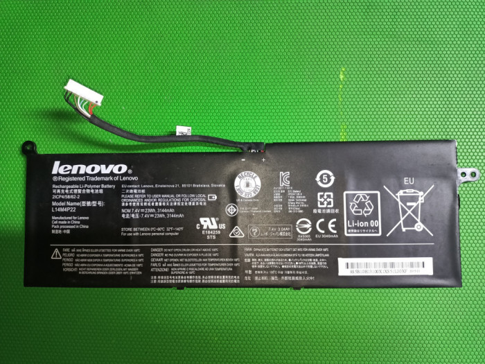 Baterie Lenovo S21e L14M4P22 7.4V 23Wh 2ICP4/58/62-2