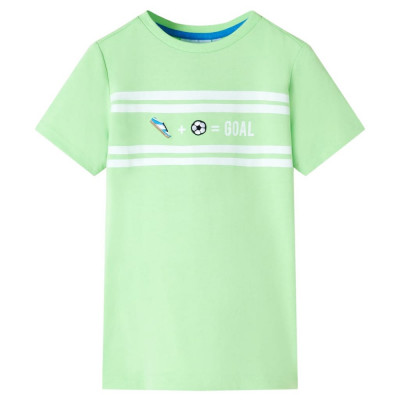 Tricou pentru copii, verde neon, 116 foto