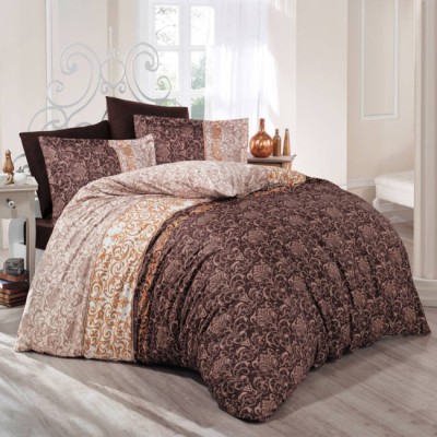 Lenjerie de pat satin clasy king size (mirace v1) foto