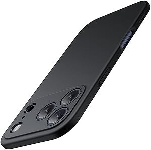 BestCase&amp;reg; Husa pentru Apple iPhone 17 Pro Max din Silicon Ultra Slim, Negru mat foto
