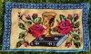 ** Peretar vechi cusatura pe etamina, biblia potir si flori, anii 60-70 Romania
