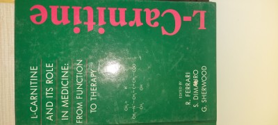 L-Carnitine and Its Role in Medicine: From Function to Therapy Hardcover foto