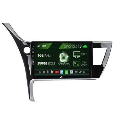 Navigatie Toyota Corolla Auris (2017-2020), Android 13, Z-Octacore 8GB RAM + 256GB ROM, 10.1 Inch - AD-BGZ10008+AD-BGRKIT079 foto