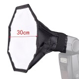 Cumpara ieftin Mini softbox octogonal 30cm pt blitz speedlite, Generic