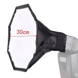 Cumpara ieftin Mini softbox octogonal 30cm pt blitz speedlite, iShoot