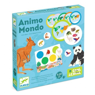 Joc educativ Loto Animo mondo, Djeco foto