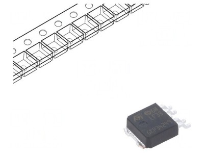 Stabilizator de tensiune LDO liniar nereglabil 3,3V 0,5A foto