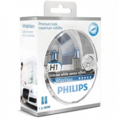Set becuri Philips H1 WhiteVision foto