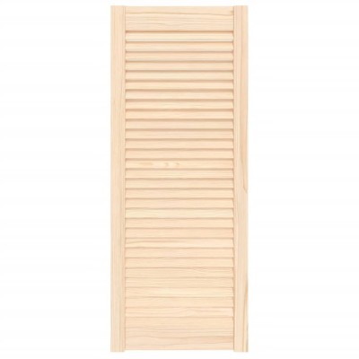 Usa de dulap cu design lambriu, 99,3x39,4 cm, lemn masiv de pin foto