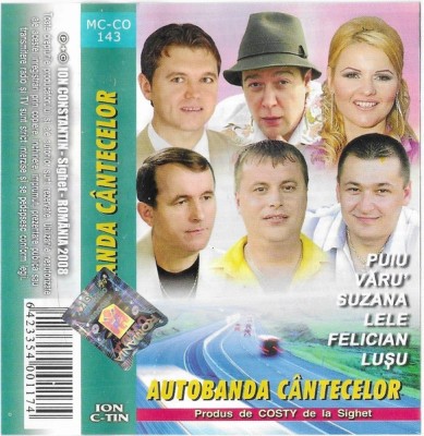 Autobanda C&amp;acirc;ntecelor, Caseta audio foto