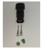 Set conector cablu Superseal 1.5 tata mufa 2 pin 2 pini inclusi + 2, TE Connectivity