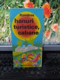 Rom&acirc;nia, Hanuri turistice, cabane, hartă turistică color, 1978, 193