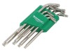 Set Chei Torx Stahlwille TX08-TX40, 9 piese, Otel Crom-Vanadium