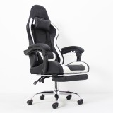 Scaun ergonomic pentru gaming, cotiere, tetiera, suport lombar, spatar