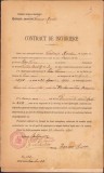 A1162 Contract de &icirc;nchiriere, 1898, Epitropia parohiei Ceauș Radu, București