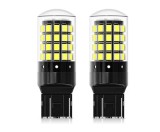 Cumpara ieftin BZRSH Set 2 Becuri LED T20 2 Faze 54 LED 20W 12V Alb Rece Duster Logan 2 Sandero 2