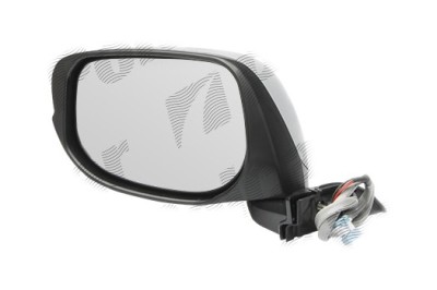 Oglinda exterioara Honda Jazz/Fit (Ge), 10.2008-01.2011, partea Dreapta, culoare sticla crom , sticla convexa, cu carcasa grunduita, cu incalzire, aj foto
