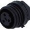 Conector circular, mama, 3 pini, BULGIN - PX0931/03/S