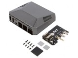 Carcasă Aluminiu Gri pentru Raspberry Pi 4 B