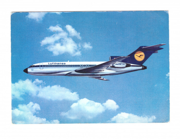 CP Lufthansa - Boeing 727 Europa Jet, circulata, stare buna