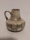 Vaza ceramica vintage Germania 4077 VEB Fat Lava Modern Mid Century Design