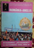 Programul Rom&acirc;nia - Anglia 1980