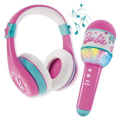 Set casti &amp;amp; microfon cu bluetooth - Barbie PlayLearn Toys foto