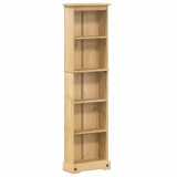 Cumpara ieftin Biblioteca &bdquo;Corona&rdquo;, 46x20x170 cm, lemn masiv de pin