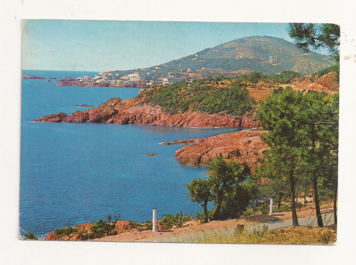 FA21-Carte Postala- FRANTA - L&#039;Esterel et ses Roches Rouges, circulata 1975