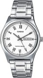 Cumpara ieftin Ceas Barbatesc Casio Collection MTP-V006D-7B, Inox, Analogic, Quartz, 42mm, Argintiu