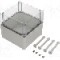 Carcasa policarbonat, 188mmx188mmx180mm, IP66, IP67, FIBOX - PC 1919 18 T