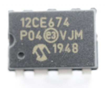 8BIT CMOS MCU,12CE674,DIP8 TYP:PIC12CE674-04/P PIC12CE674-04/P MICROCHIP foto